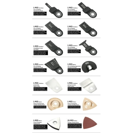 Nouveau 38PCS Mix Oscillant Multi Outils Scie Lames Pour Fein Bosch Makita Outils Multifonction Nouveau 38PCS Mix Oscillant Multi Outils Scie Lames Pour Fein Bosch Makita Outils Multifonction